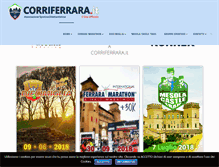 Tablet Screenshot of corriferrara.it